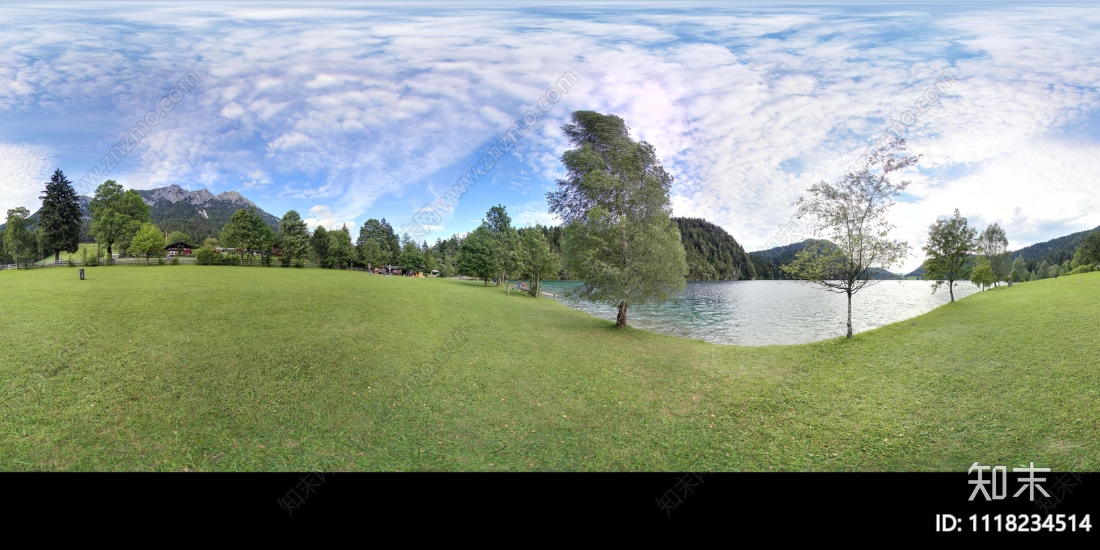 乡村农田全景HDR贴图下载【ID:1118234514】