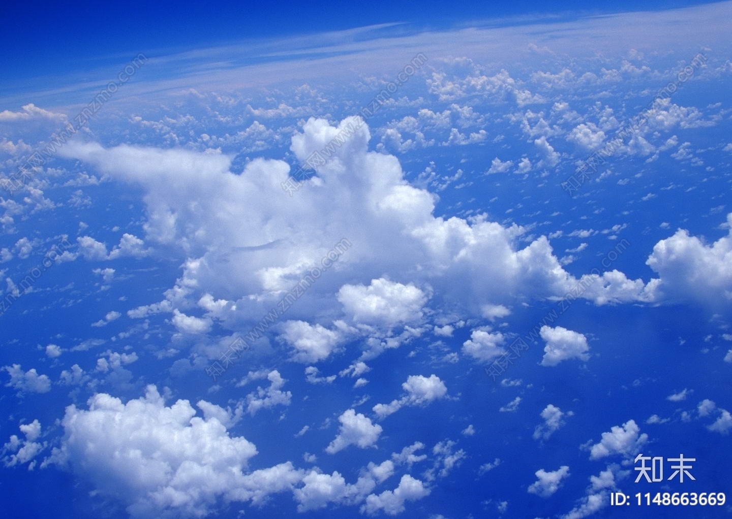 蓝天白云天空贴图下载【ID:1148663669】
