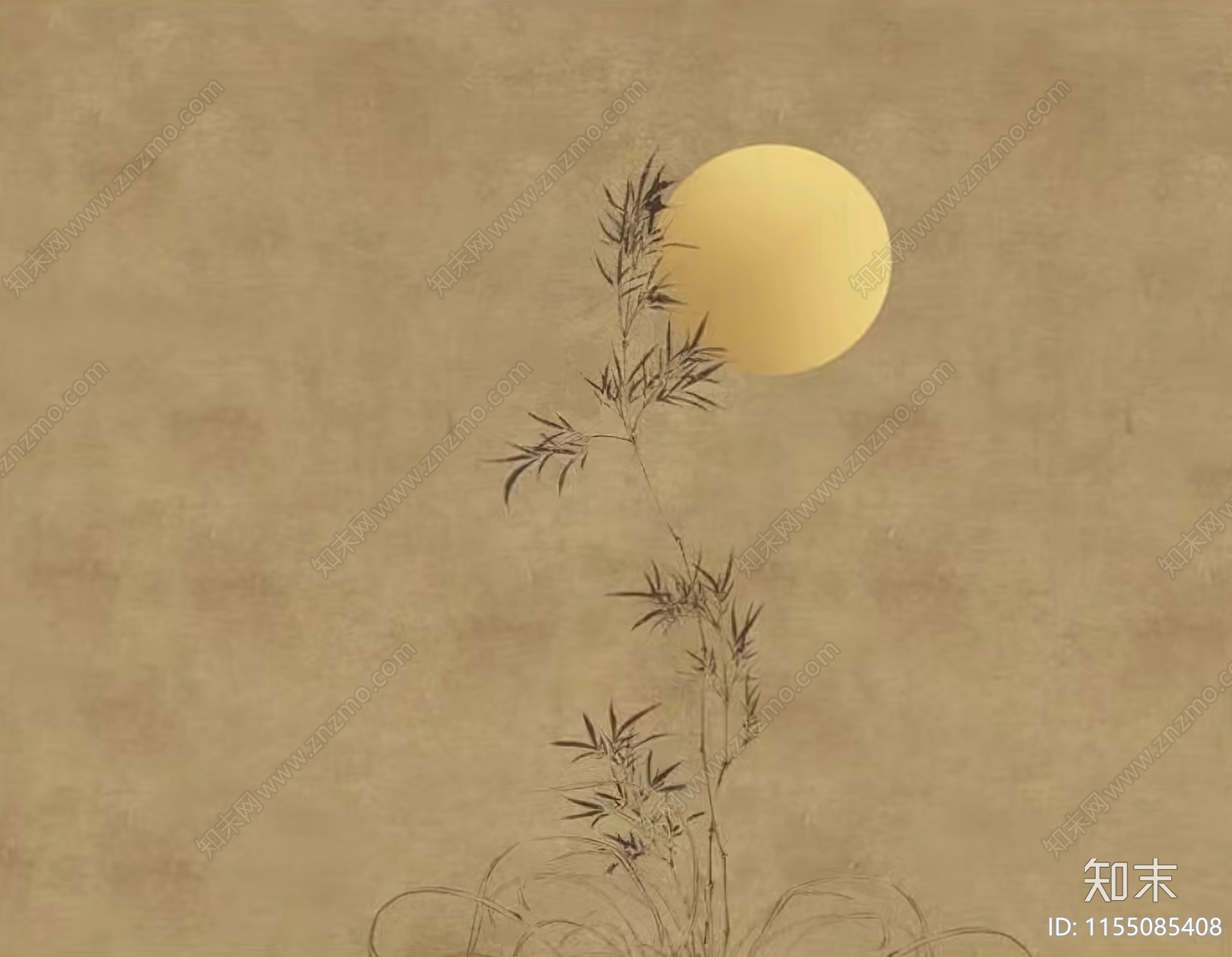 新中式壁画贴图下载【ID:1155085408】