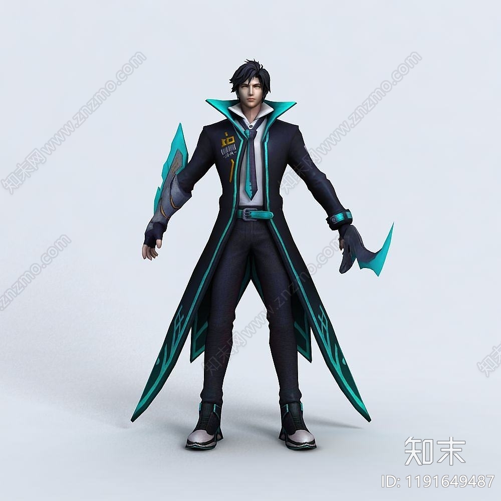 现代王者荣耀铠3D模型下载【ID:1191649487】