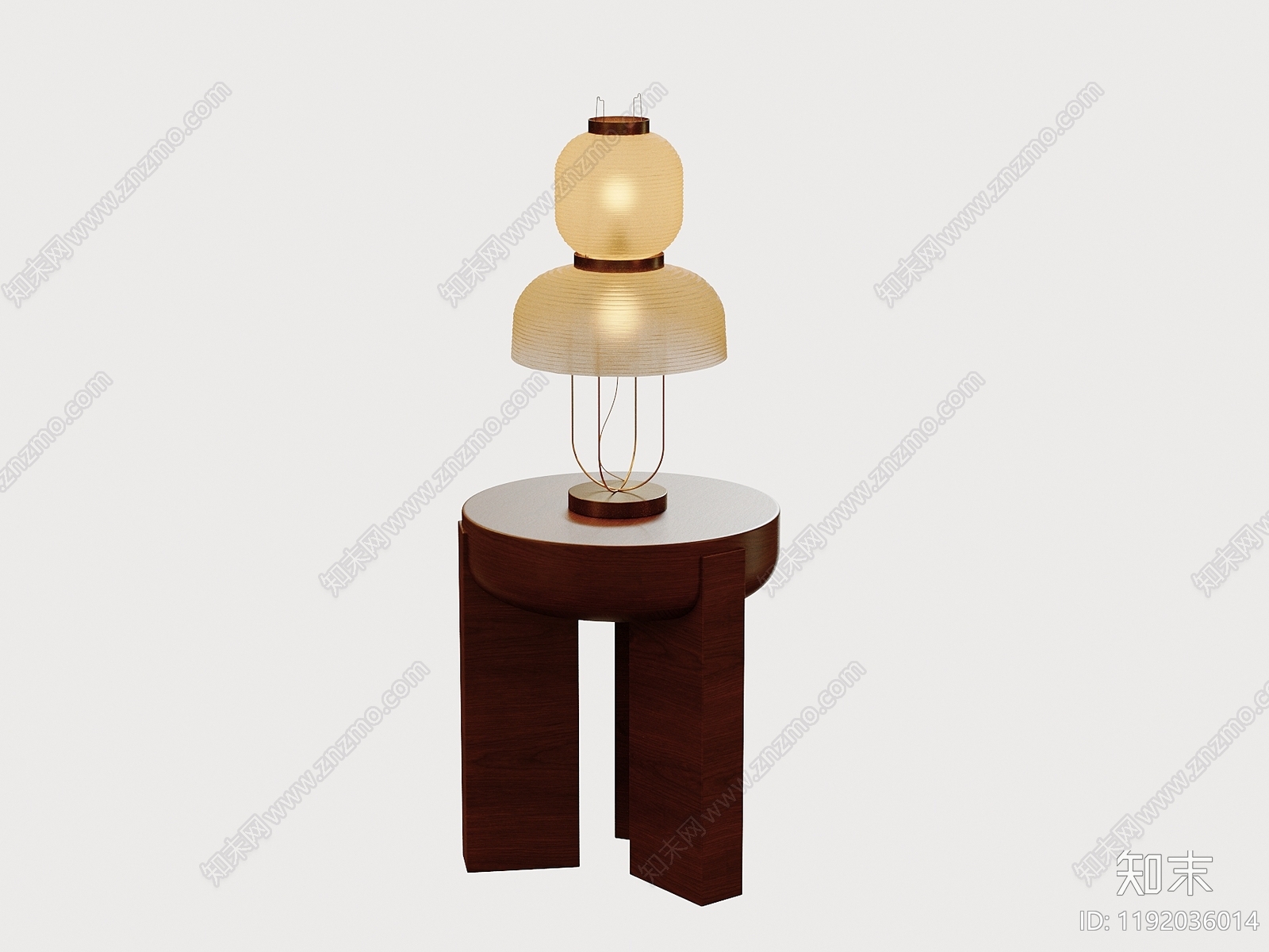 现代侘寂边几3D模型下载【ID:1192036014】